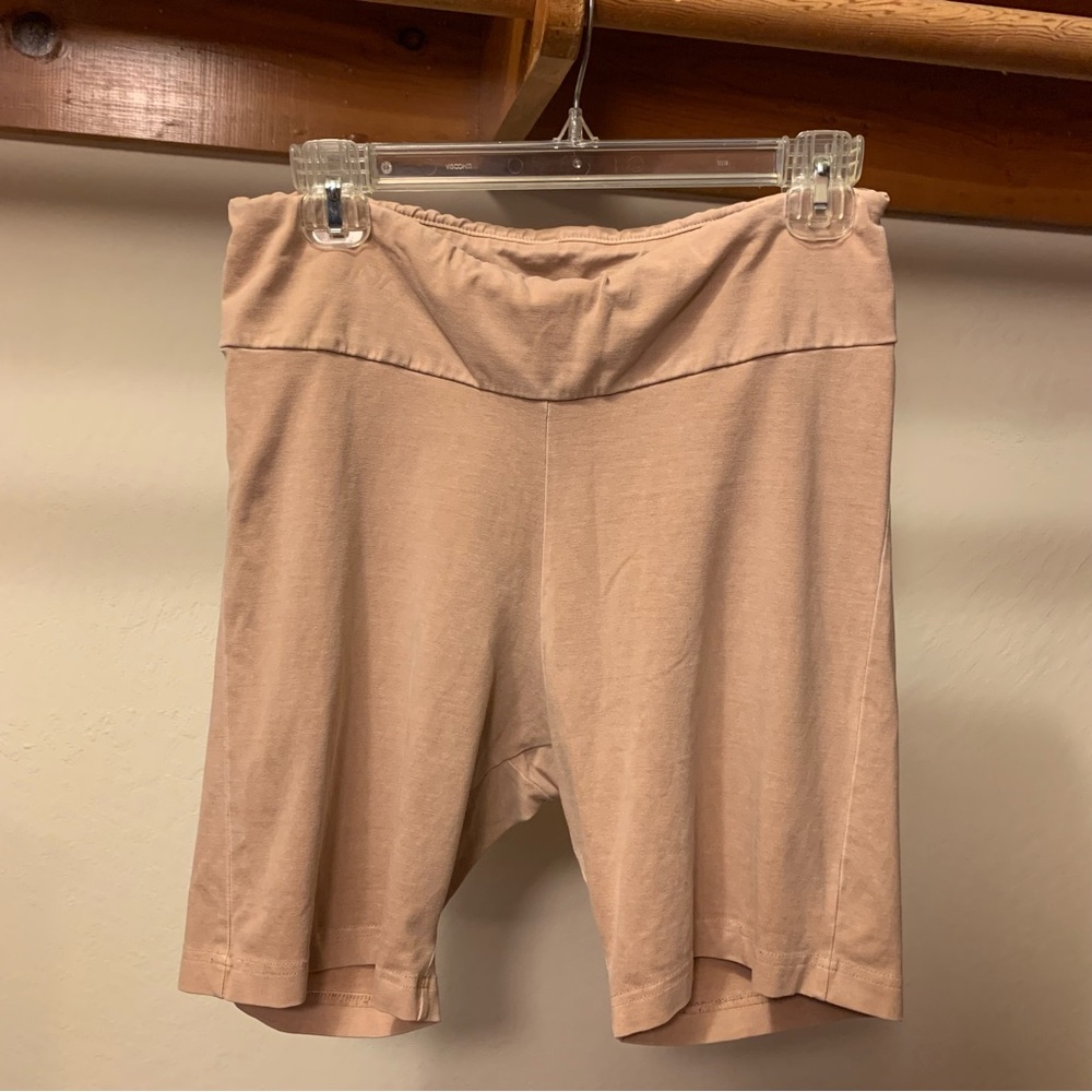 Beige Reebok Natural Dye Bike Shorts